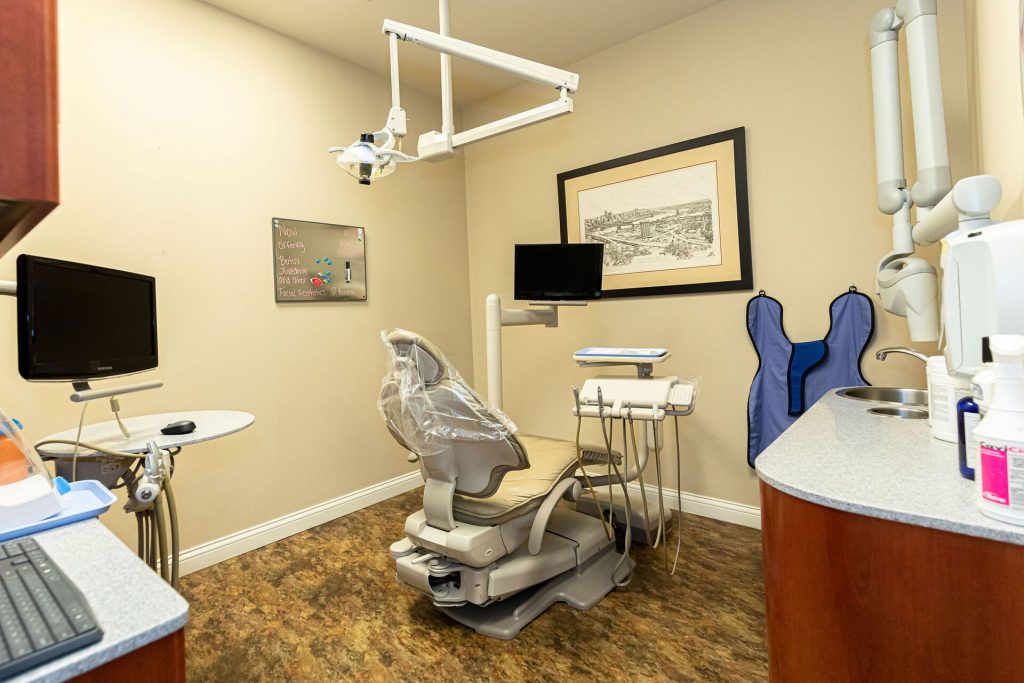 Patient room inside our dental office serving Montgomery, Blue Ash, and Cincinnati, OH