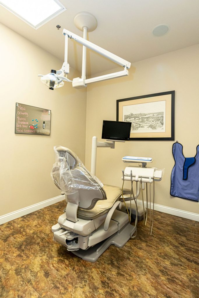 Patient room inside our dentistry in Montgomery, OH