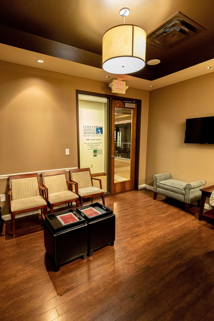 Patient waiting area at our Montgomery, OH dental office